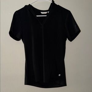 Lady Hagen Black Short Sleeve Top